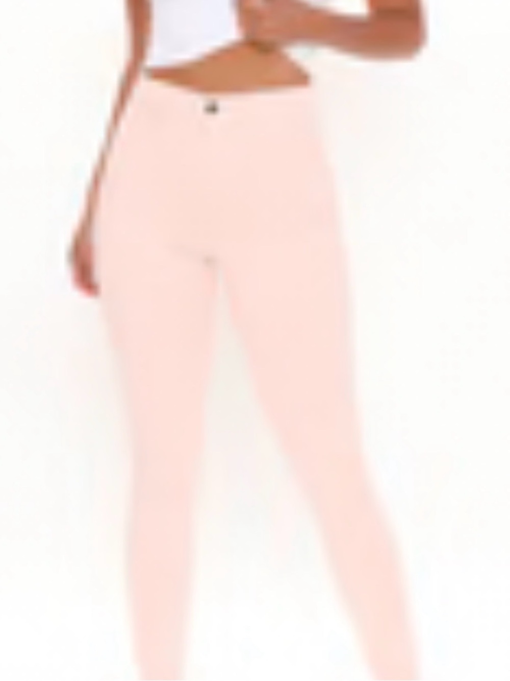 Women’s High-Waist Leggings in Light Pink